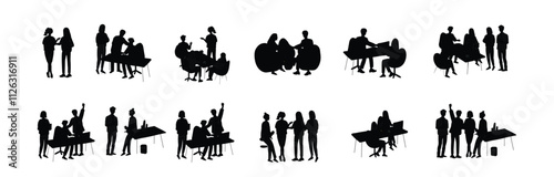 business meeting vector 