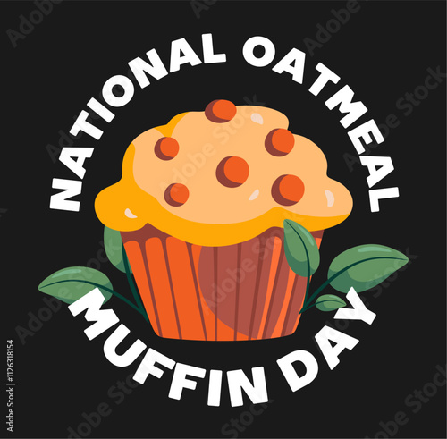 national oatmeal muffin day with delicious oatmeal muffins