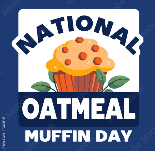 national oatmeal muffin day with delicious oatmeal muffins