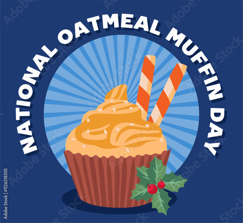 national oatmeal muffin day with delicious oatmeal muffins