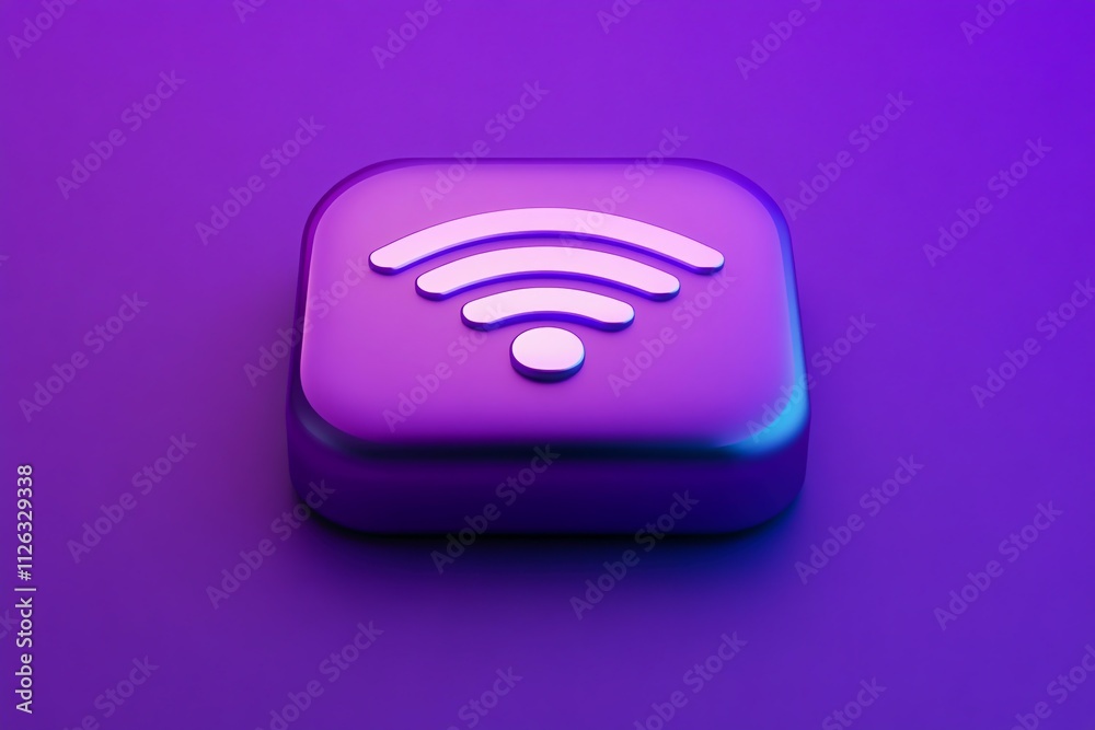 Wi Fi Signal Burst illustration: High Speed Connectivity Background Wallpaper 3d Wi Fi Signal Burst illustration: High Speed Connectivity Background Wallpaper 3d