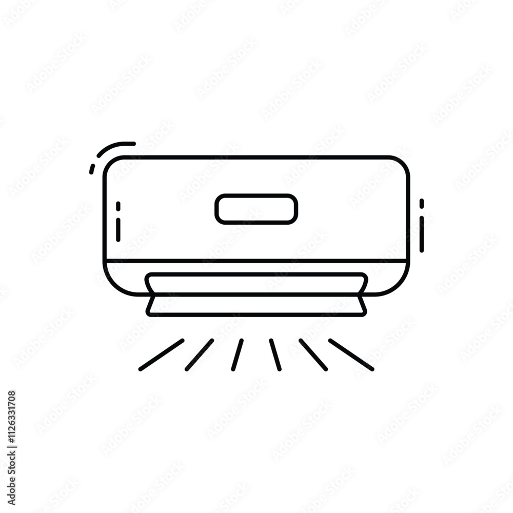 Air conditioner vector icon Air conditioner vector icon