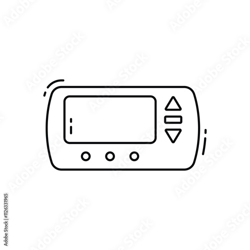 Thermostat vector icon