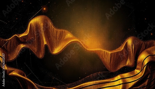 black gold background featuring rich metallic textures, glowing highlights, and a luxurious design