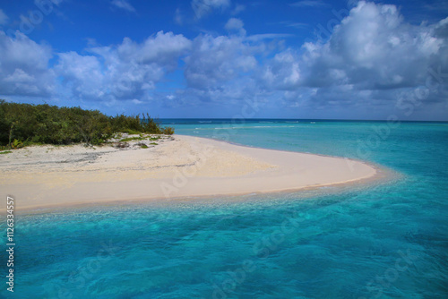 Channel between Ouvea and Mouli Islands flowing into Ouvea Lagoon, Loyalty Islands, New Caledonia photo