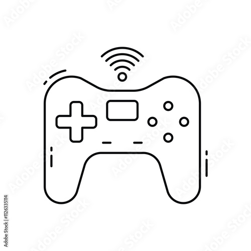 Game pad vector icon