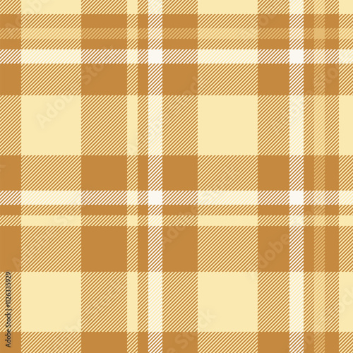 Jacket check textile fabric, hounds background seamless plaid. Retail texture pattern vector tartan in orange and light colors.