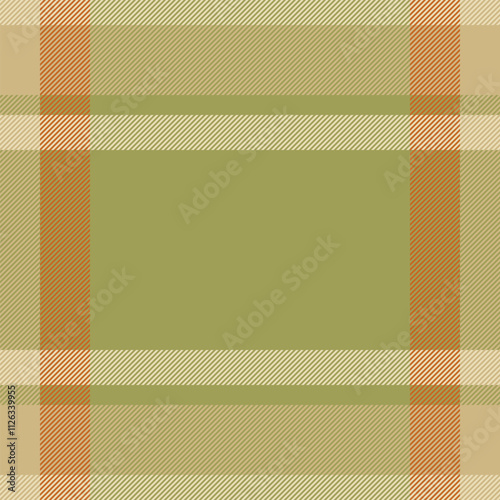 Postcard texture plaid check, merry tartan seamless textile. Preppy background fabric pattern vector in yellow and amber colors.