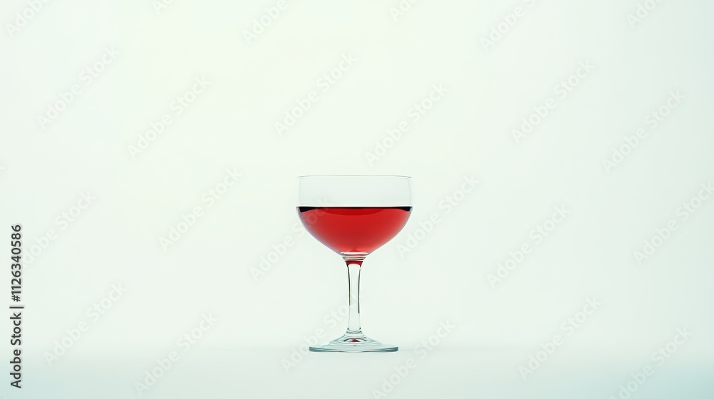 Red wine in a glass against a white background, leaving room for copy. Red wine in a glass against a white background, leaving room for copy.