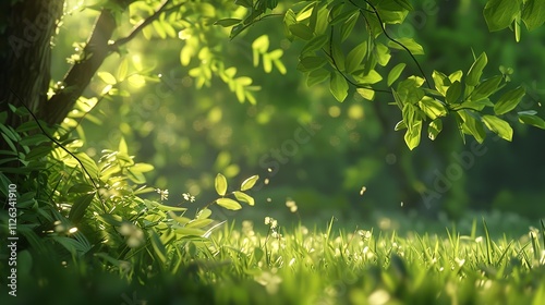 Spring leaves