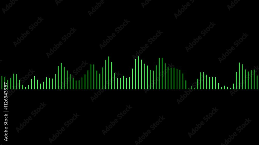 4k abstract music sound wave or audio wavefrom isolated on screen background.Line digital minimalist voice and symbol technology. 4k abstract music sound wave or audio wavefrom isolated on screen background.Line digital minimalist voice and symbol technology.