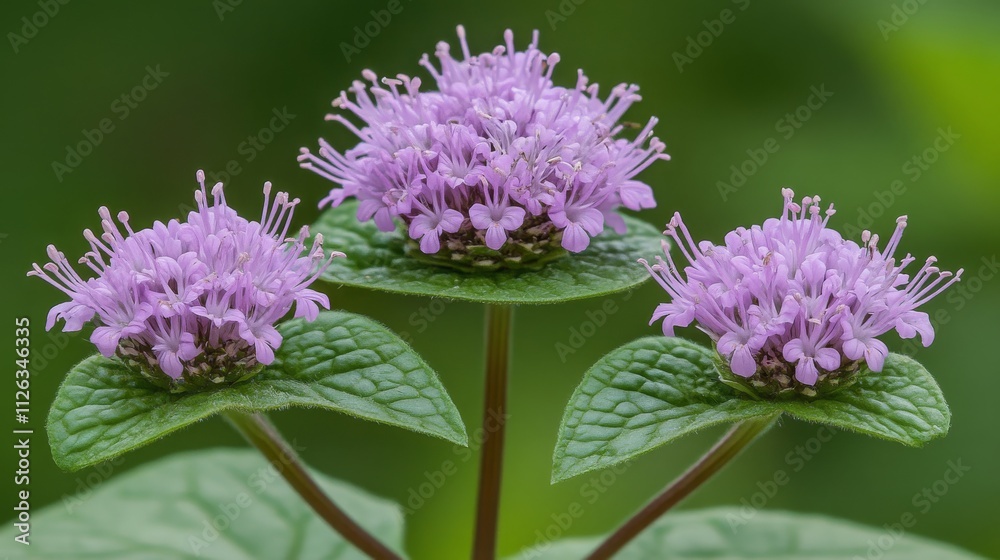 Beautiful close-up of vibrant purple flowers showcasing delicate petals and lush green leaves in a natural outdoor setting, perfect for nature and botanical themes. Beautiful close-up of vibrant purple flowers showcasing delicate petals and lush green leaves in a natural outdoor setting, perfect for nature and botanical themes.