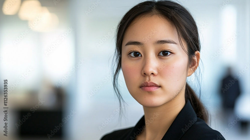 Young Woman Portrait Professional Business Attire Young Woman Portrait Professional Business Attire