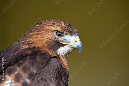 The Red-Tailed Hawk (Buteo jamaicensis).