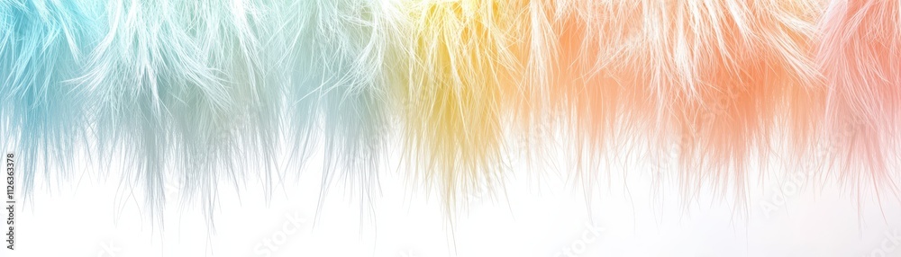 Fototapeta premium Colorful feathers background, closeup of iridescent plumage texture and vibrant avian detail