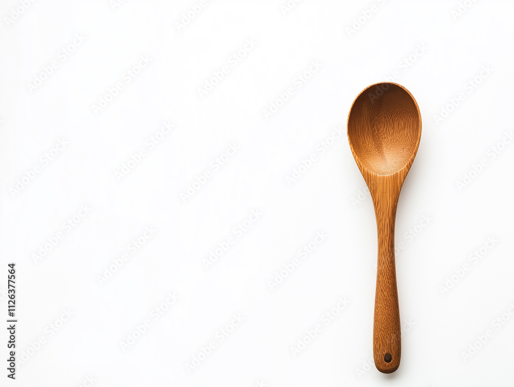 wooden spoon and fork on white background wooden spoon and fork on white background