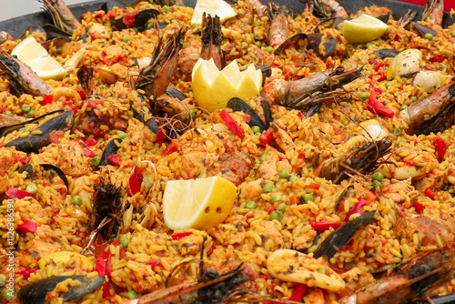 Seafood Paella Fiesta: A Colorful Feast