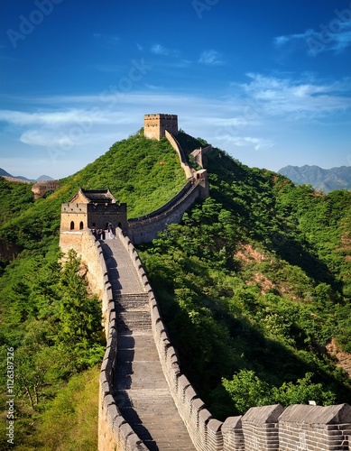 Through the Ages: The Great Wall of China in Vertical Frame
