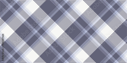 Vector checkered pattern. Tartan, textured seamless twill for flannel shirts, duvet covers, other autumn winter textile mills. Vector Format