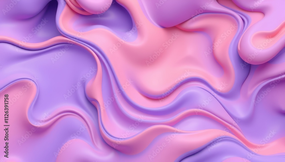 Abstract Pink and Purple Swirling Liquid Design Abstract Pink and Purple Swirling Liquid Design