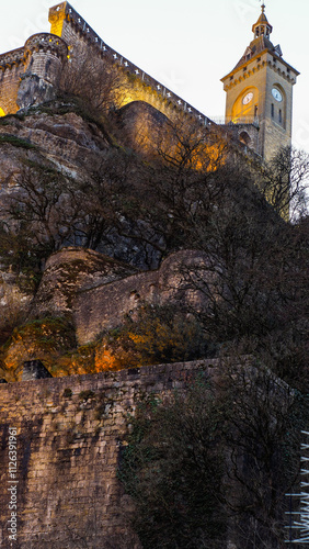 Village de Rocamadour, en fin de soirée photo