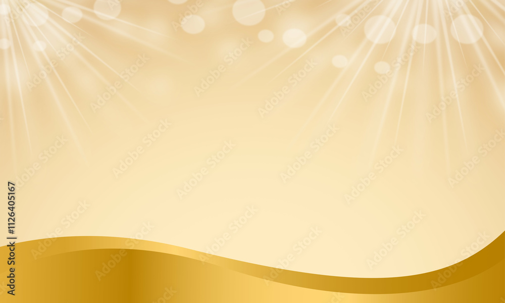 Golden rays illuminate a soft, swirling, orange and yellow backdrop, perfect for warm summer designs Golden rays illuminate a soft, swirling, orange and yellow backdrop, perfect for warm summer designs