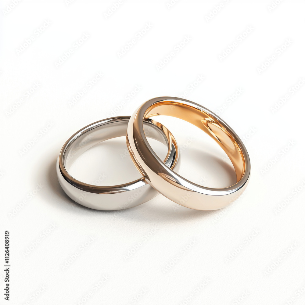 Elegant wedding rings symbolize eternal love and commitment Elegant wedding rings symbolize eternal love and commitment