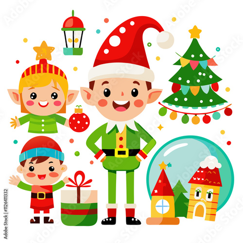 Whimsical Christmas Clip Art