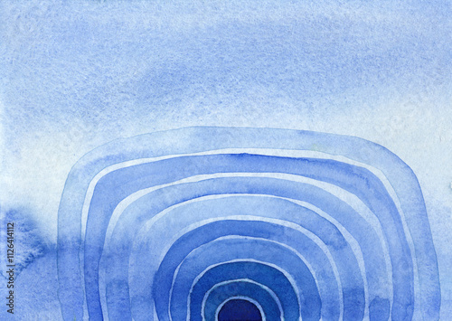 Aquarell blau