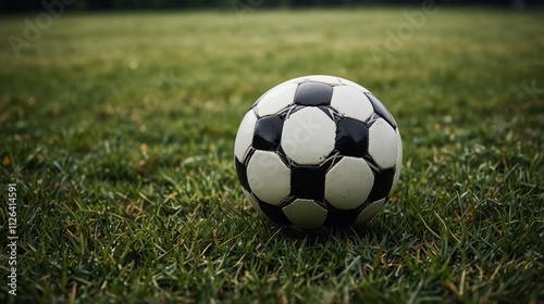 soccer ball on grass