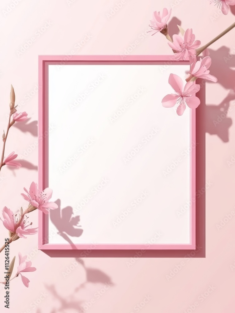 Minimalistic Pink Square Graphic Design for Social Media and Web Generative AI Minimalistic Pink Square Graphic Design for Social Media and Web Generative AI