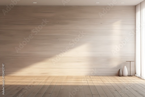 Wallpaper Mural Interior of the living room. 3D illustration.
 Torontodigital.ca