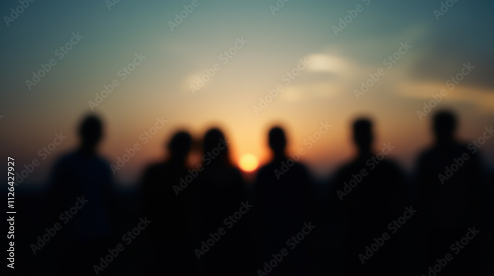 Evening time in the mountains, where people enjoy the warm light of the sunset. Tourism, travel and recreation Evening time in the mountains, where people enjoy the warm light of the sunset. Tourism, travel and recreation