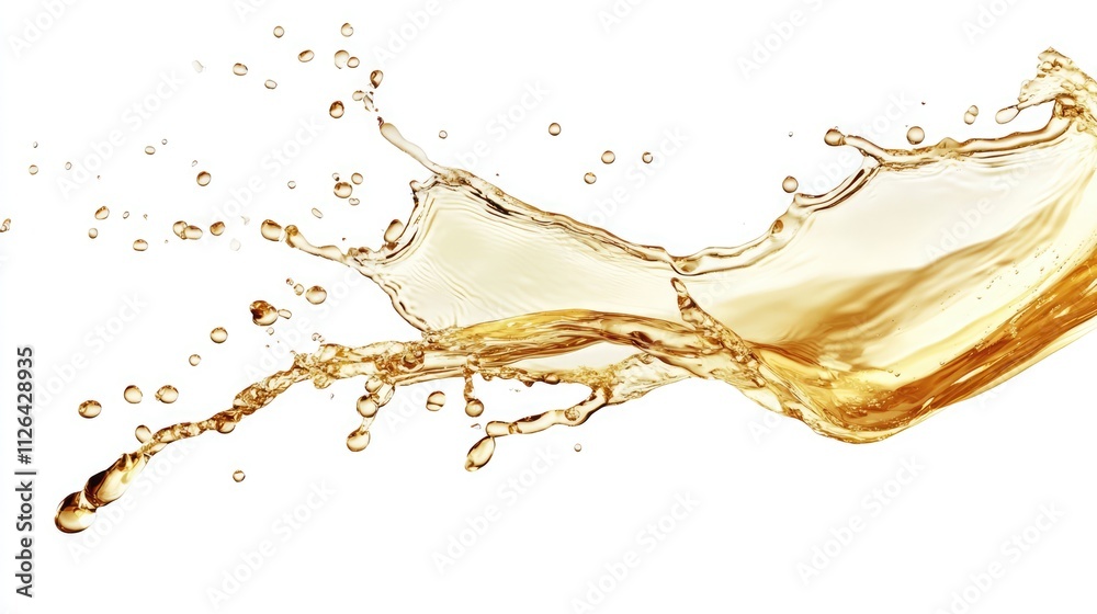 splash of white wine captured in motion against a clean white background showcasing fluid dynamics and vibrant colors splash of white wine captured in motion against a clean white background showcasing fluid dynamics and vibrant colors