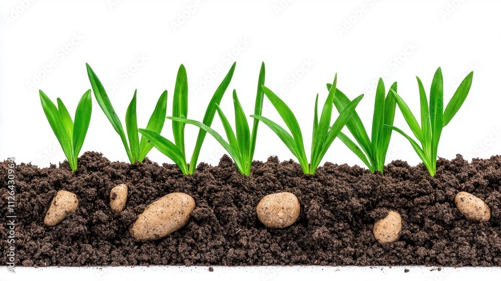 A photostock of rich black soil clumps isolated on a transparent background, highlighting earthy and gardening concepts. High Quality A photostock of rich black soil clumps isolated on a transparent background, highlighting earthy and gardening concepts. High Quality