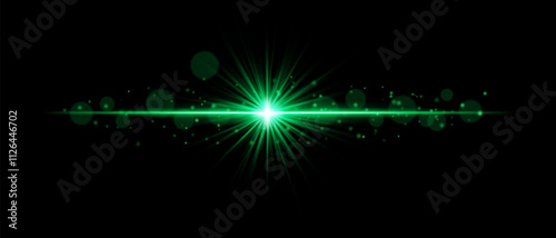 Green sparkle effect. Radiant purple beams, glowing light bursts, shimmering particles, soft highlights, and elegant streaks of light for magical, creative, and decorative designs