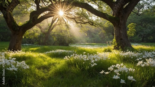 spring in the park