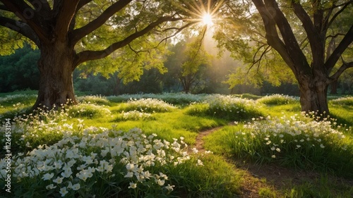 morning in the forest