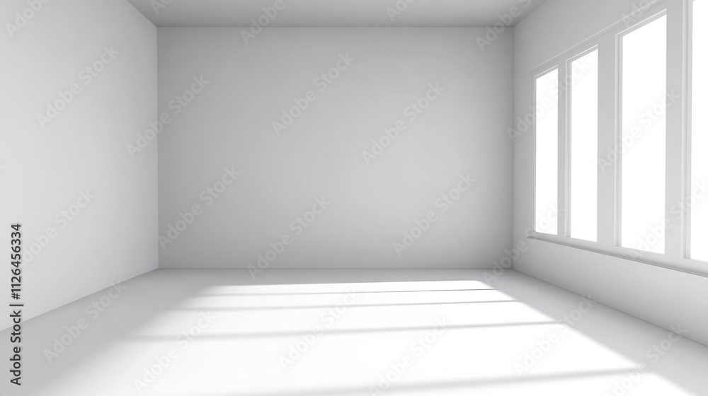 empty white room with natural light suitable for office or clinic renovation blank space for interior design or commercial use empty white room with natural light suitable for office or clinic renovation blank space for interior design or commercial use