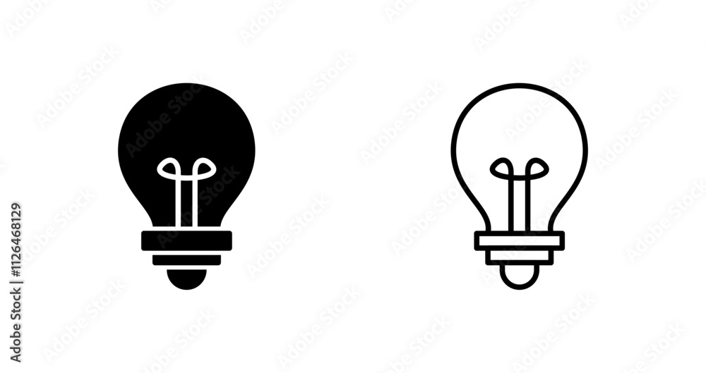 Light Bulb Icon Design Light Bulb Icon Design
