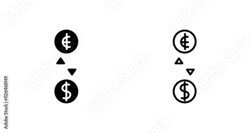 Currency Exchange Icon Design