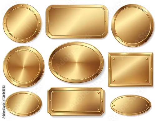 set of gold silver medals