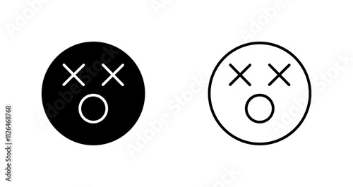 Dizzy Face Icon Design