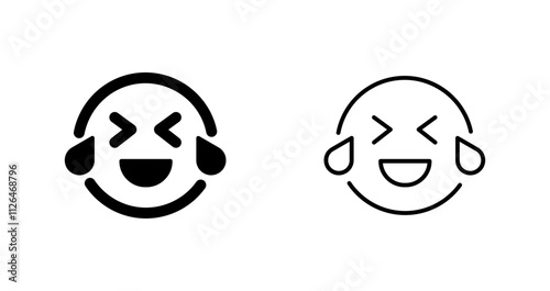 Face with Tears of Joy Icon Design