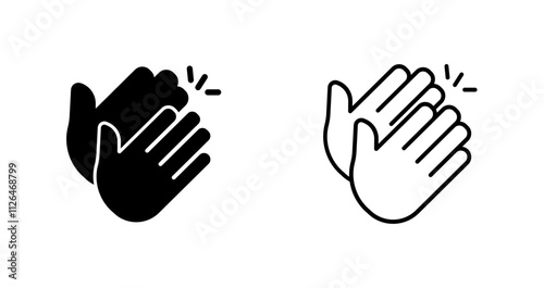 Clapping Hands Icon Design