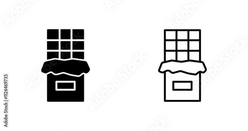 Chocolate Bar Icon Design