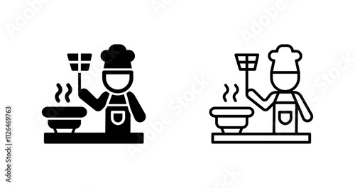 Cooking Together Icon Design
