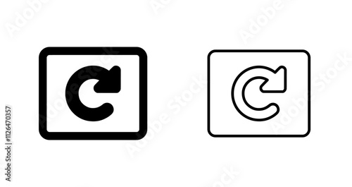 Refresh Symbol Icon Design