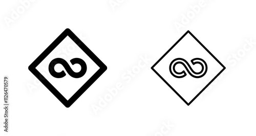 Infinity Sign Icon Design