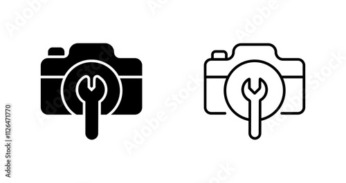 Camera Maintenance Icon Design